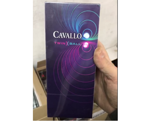Сигареты "Cavallo QS twin ball" Сигареты "Cavallo QS twin ball"