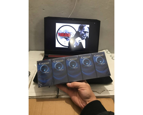 Сигареты "Cavallo Sync Superslims" с кнопкой Сигареты "Cavallo Sync Superslims" с кнопкой
