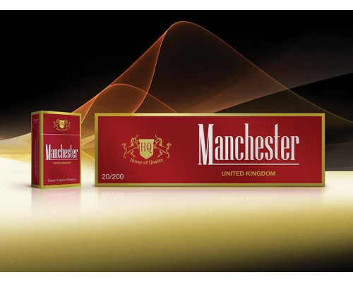 Сигареты "Manchester KS Red" Сигареты "Manchester KS Red"