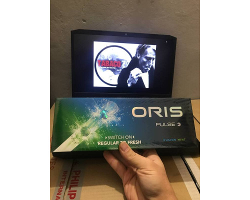 Сигареты "Oris SS Свежая мята (кнопки)" Сигареты "Oris SS Свежая мята (кнопки)"
