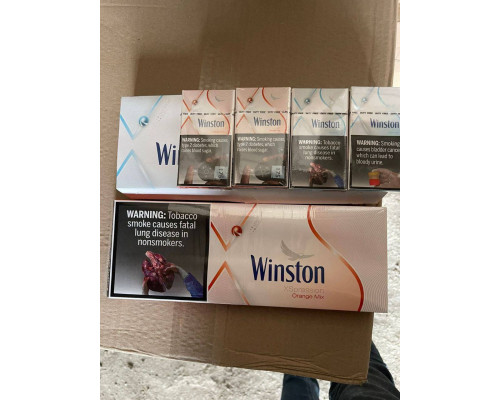 Сигареты "Winston SS orange mix" Сигареты "Winston SS orange mix"