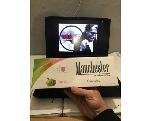 Сигареты "Manchester SS двойное яблоко" Сигареты "Manchester SS двойное яблоко"
