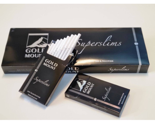 Сигареты "Gold Mount Black Superslims" Сигареты "Gold Mount Black Superslims"