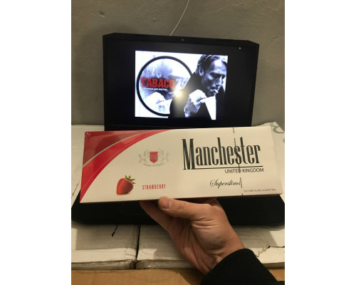Сигареты "Manchester SS клубника" Сигареты "Manchester SS клубника"